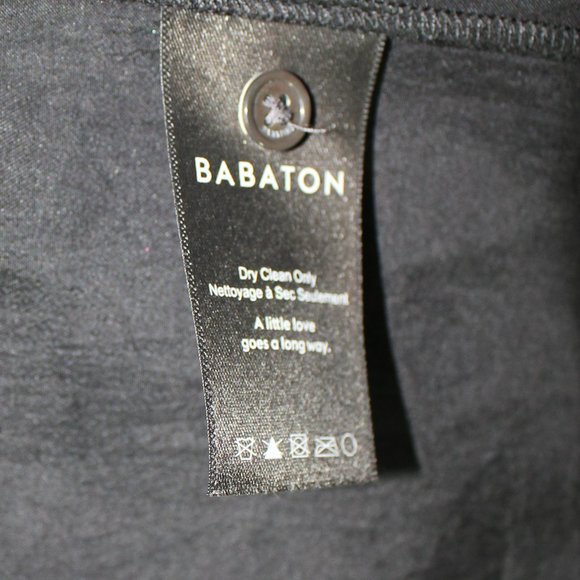 Babaton Aritzia  Venturi blouse Black White button down Classic size Small - Picture 9 of 10